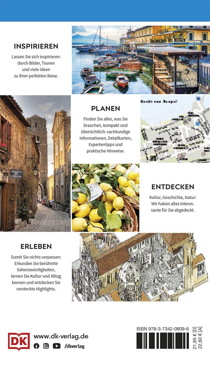 Rückseitencover Vis-à-Vis Reiseführer Neapel, Pompeji & Amalfi-Küste