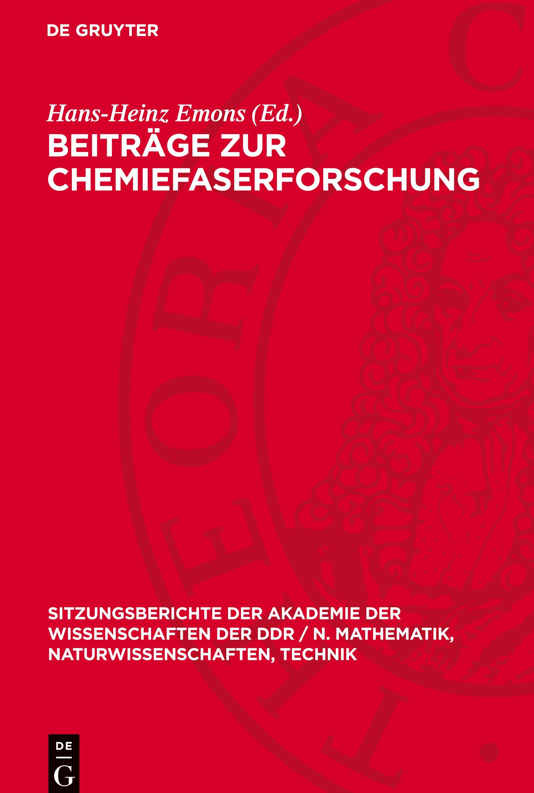 Vorderes Coverbild Beiträge zur Chemiefaserforschung