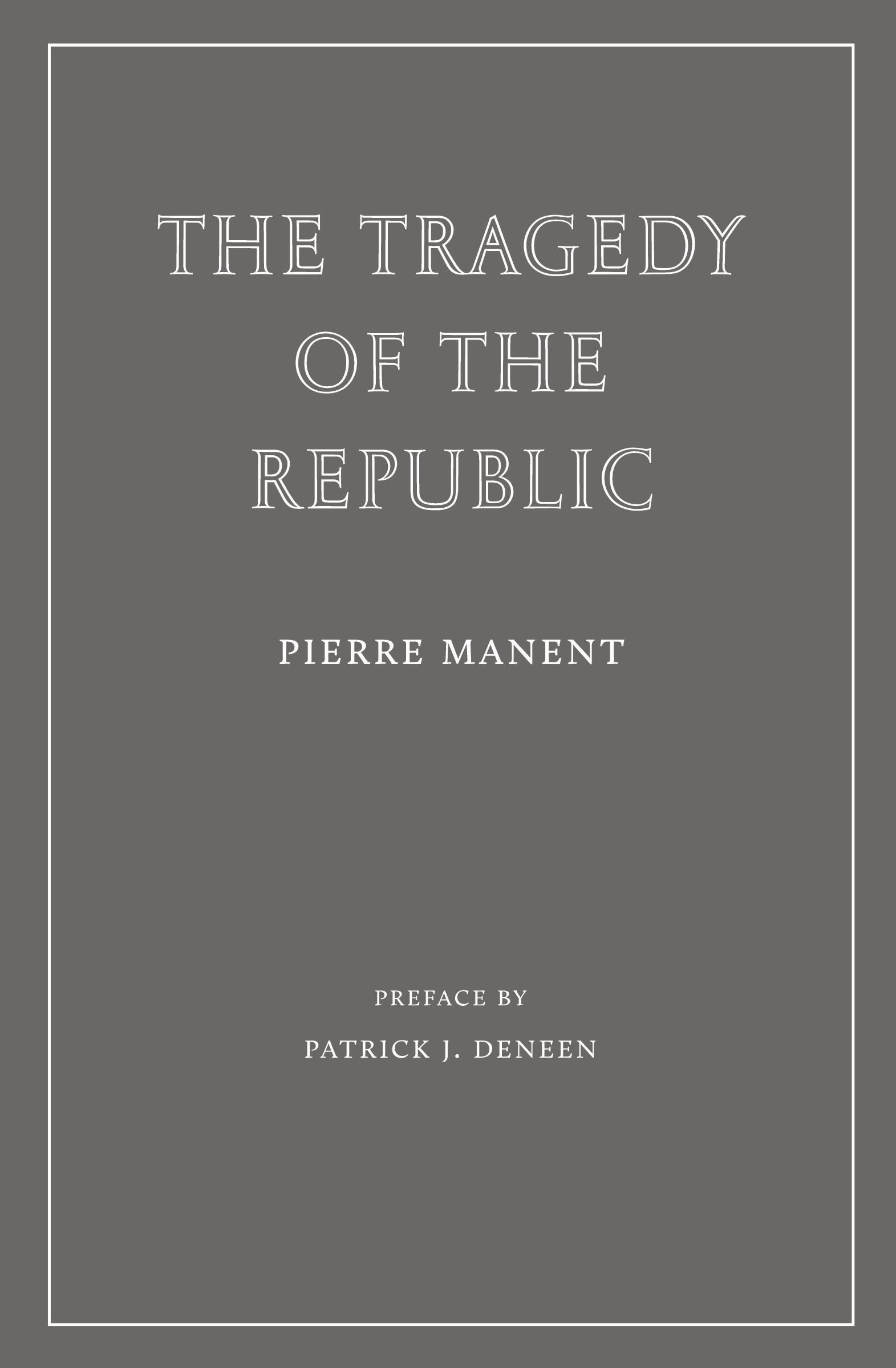 Vorderes Coverbild The Tragedy of the Republic