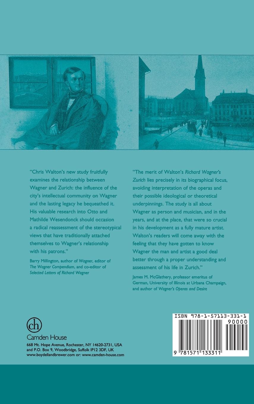 Rückseitencover Richard Wagner's Zurich