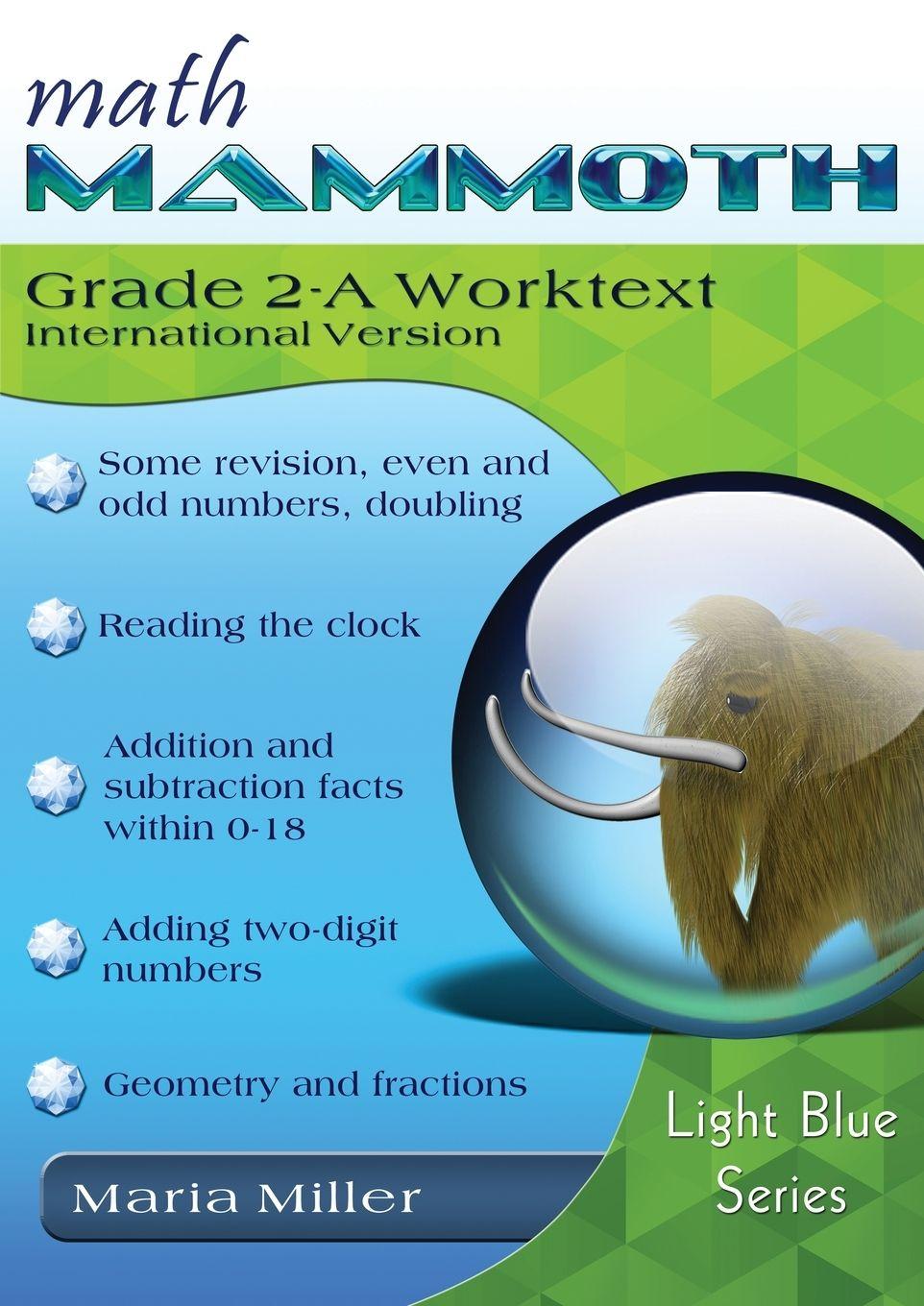 Vorderes Coverbild Math Mammoth Grade 2-A Worktext, International Version