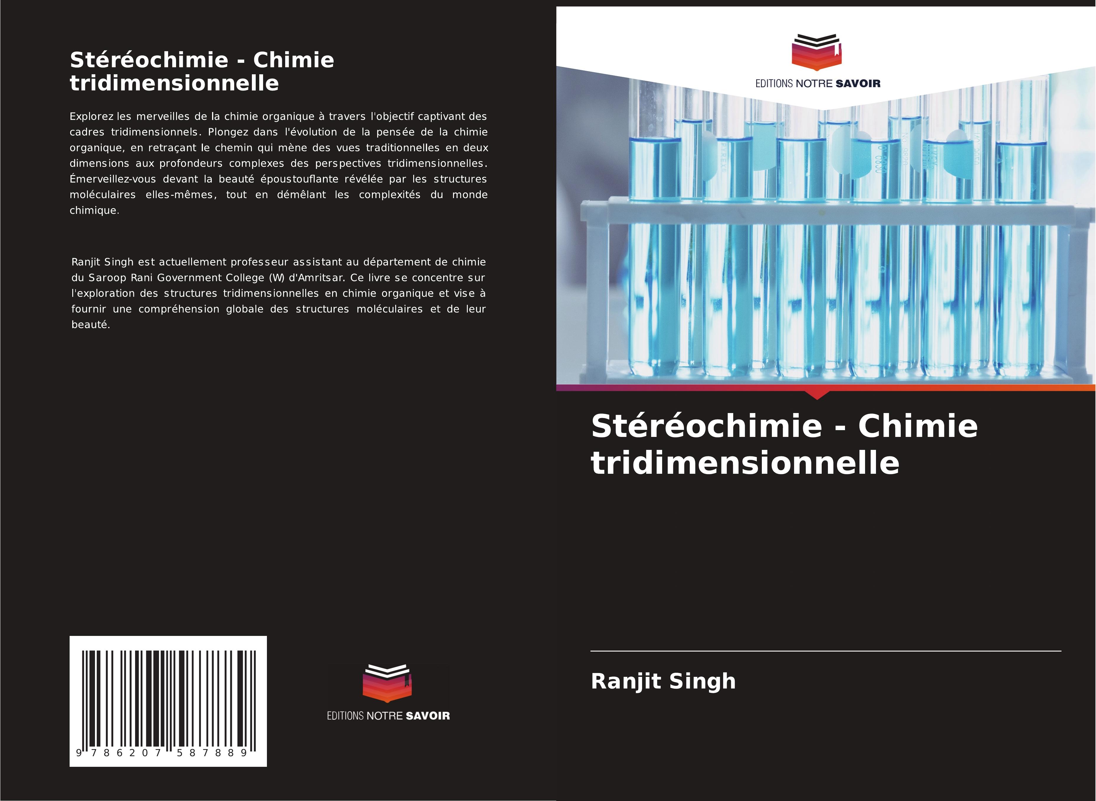 Vorderes Coverbild Stéréochimie - Chimie tridimensionnelle