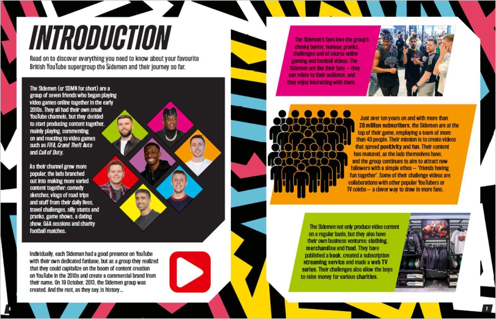 Beispielinhalt (Bild) The Sidemen: The Ultimate Fan Book