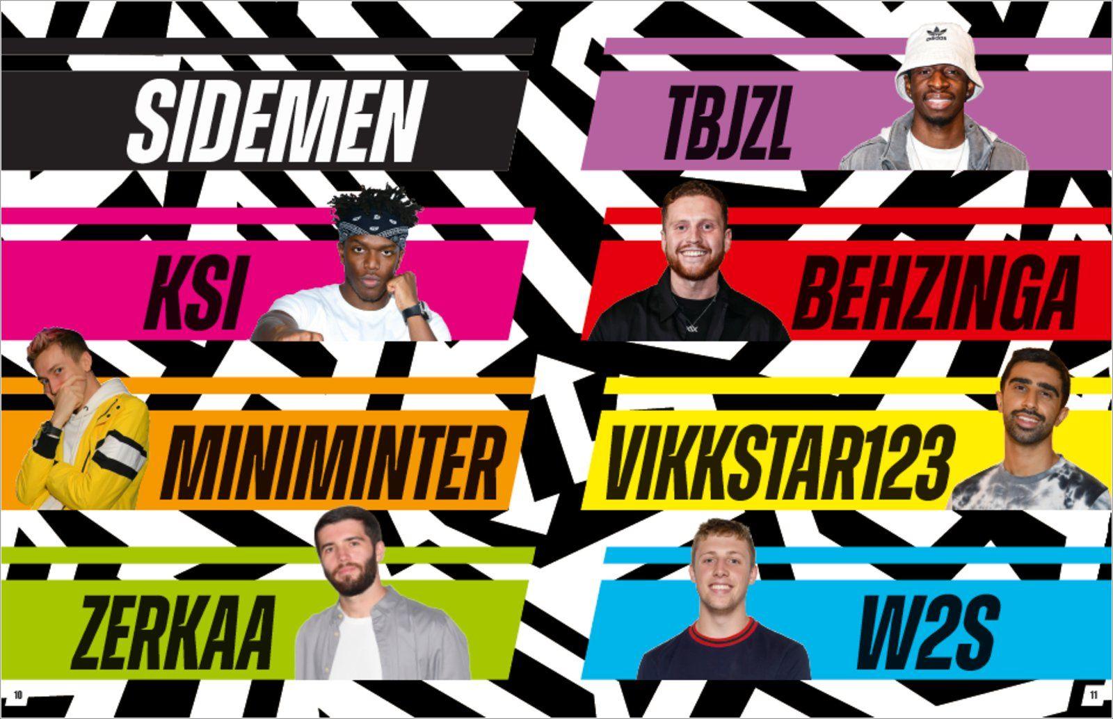 Beispielinhalt (Bild) The Sidemen: The Ultimate Fan Book