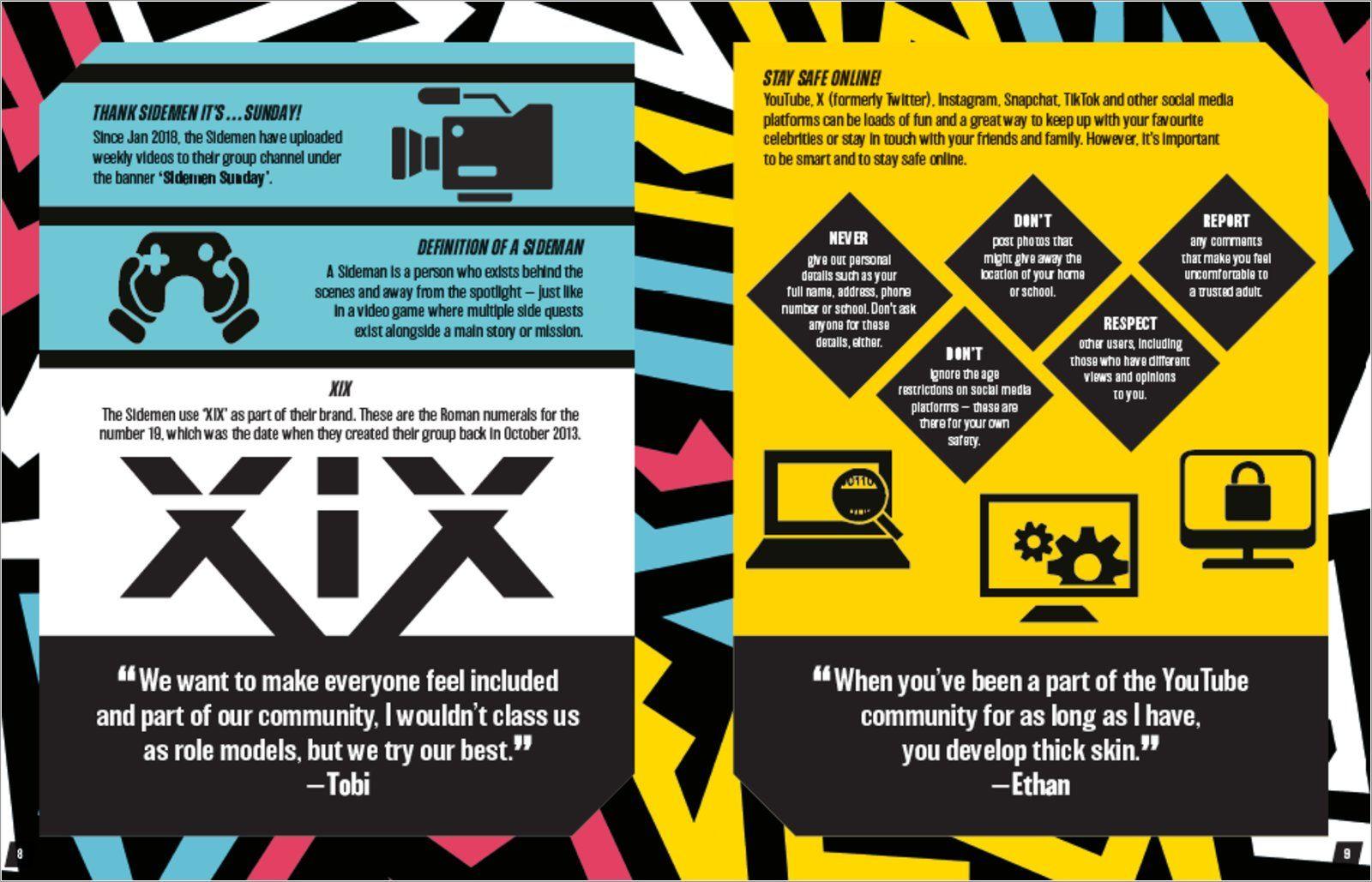 Beispielinhalt (Bild) The Sidemen: The Ultimate Fan Book