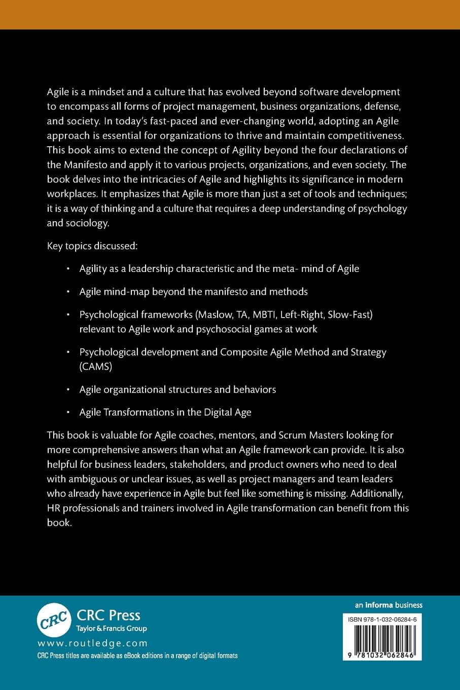 Rückseitencover Psychology of Agile