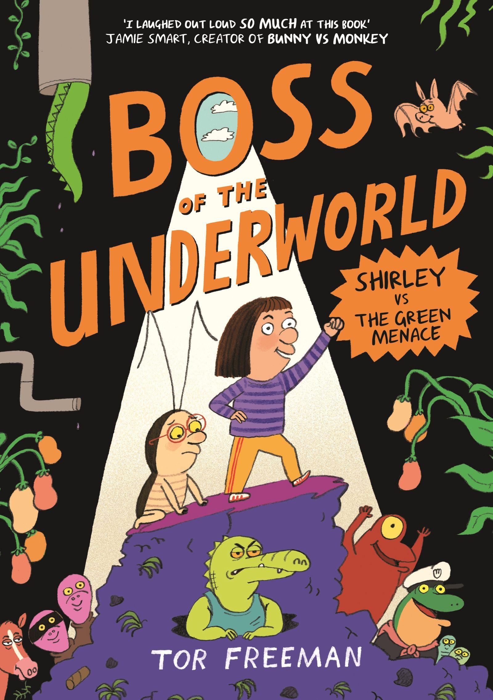 Vorderes Coverbild Boss of the Underworld 01: Shirley vs the Green Menace
