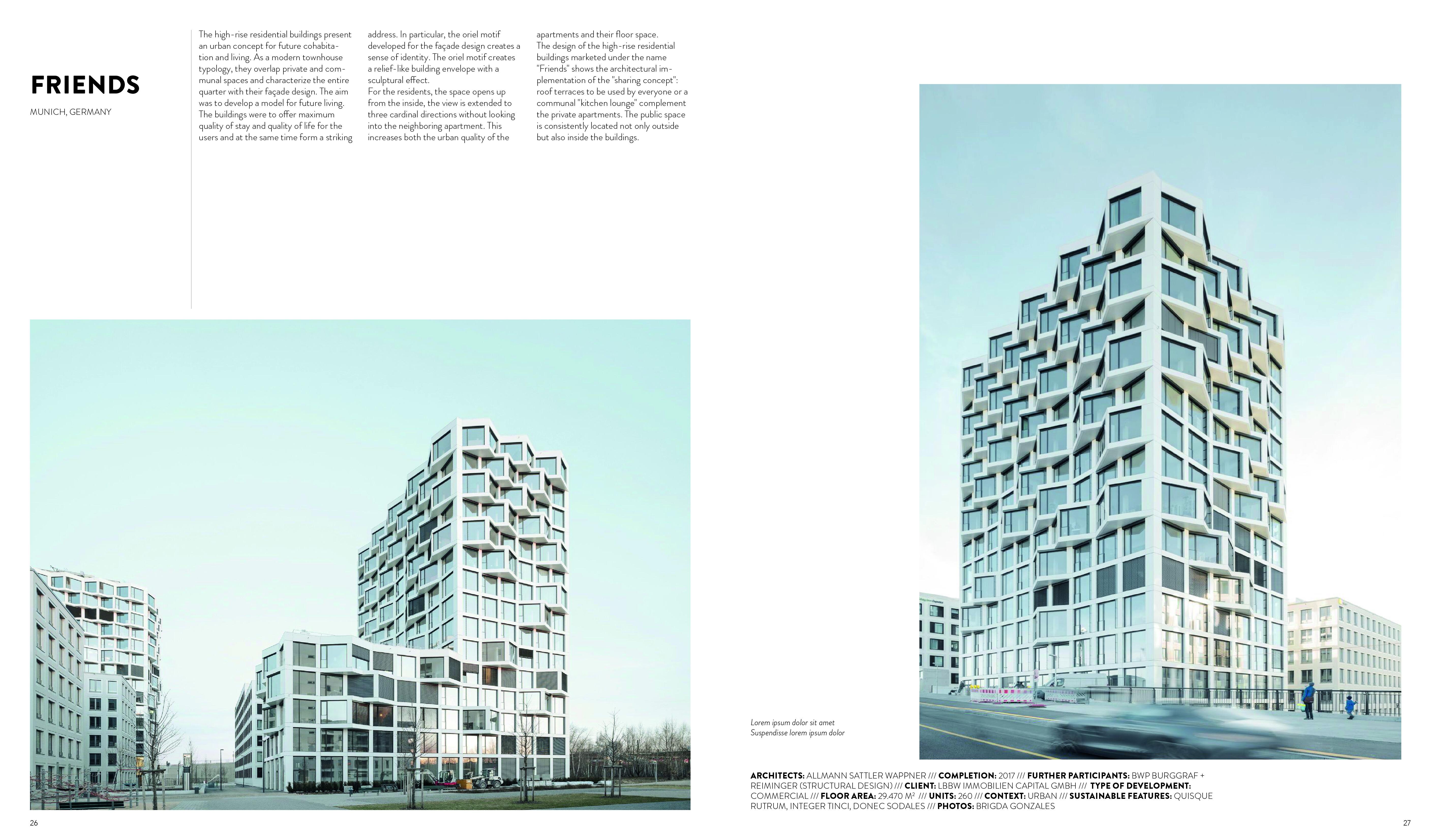 Beispielinhalt (Bild) Apartment Building Architecture