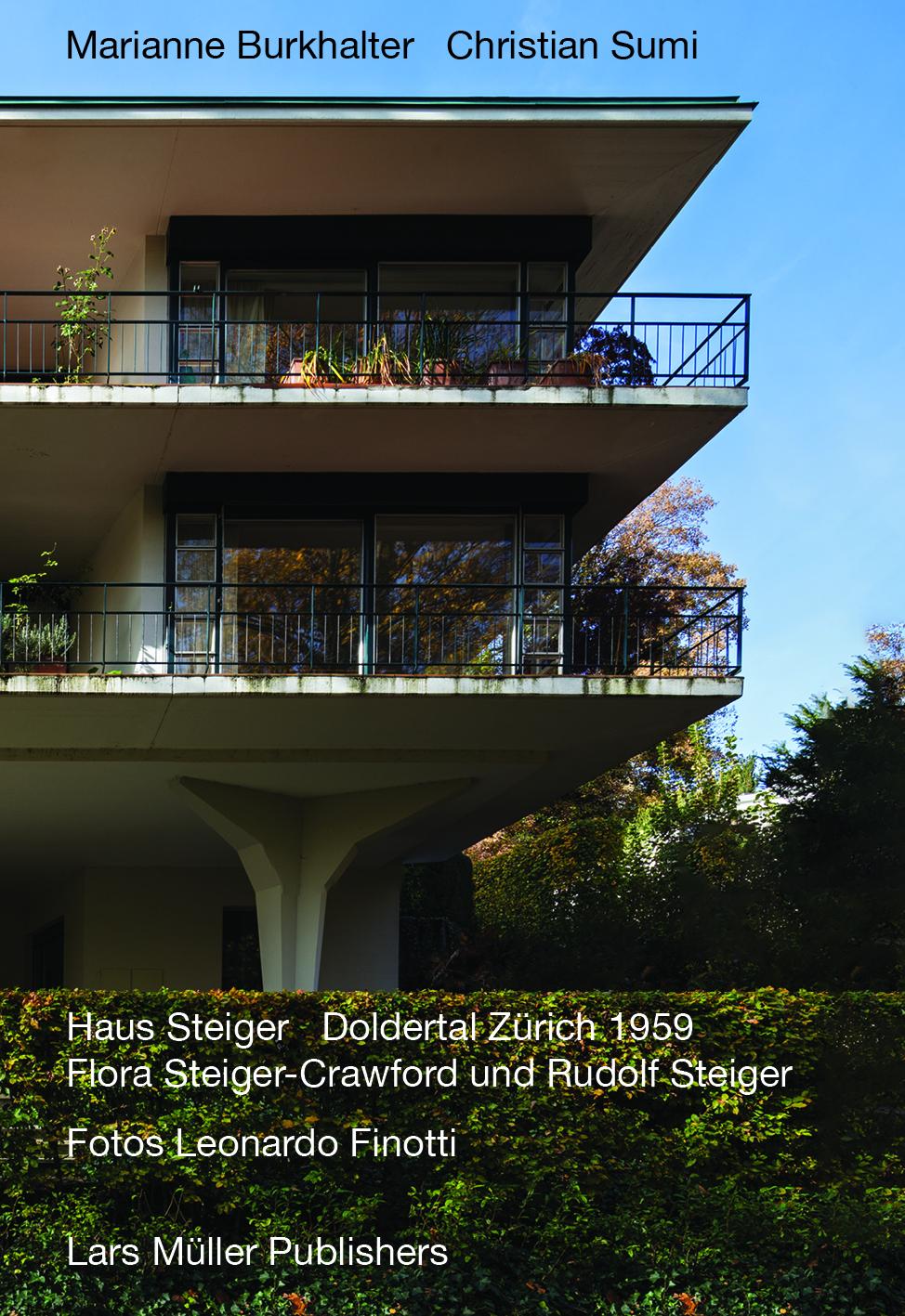 Vorderes Coverbild Haus Steiger Doldertal Zürich 1959