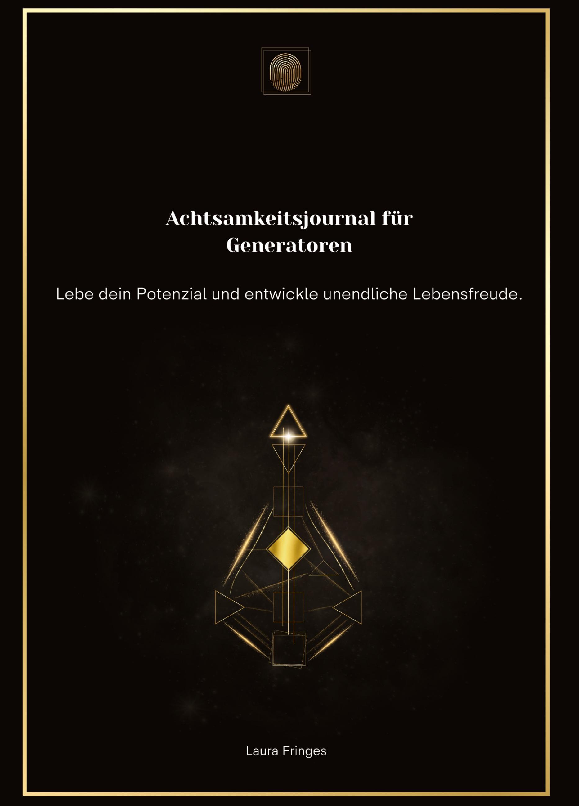 Vorderes Coverbild Achtsamkeitsjournal für Generatoren