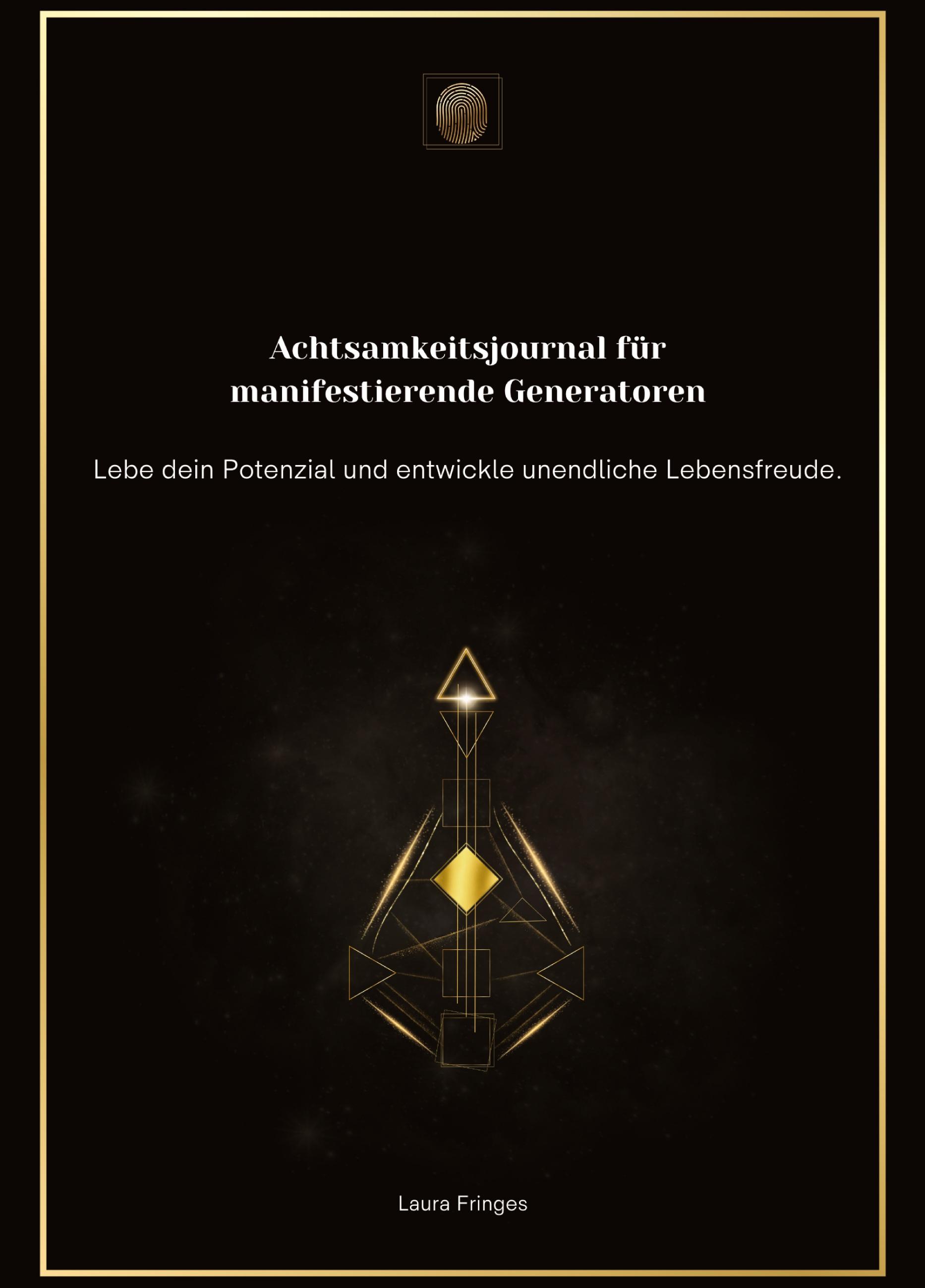 Vorderes Coverbild Achtsamkeitsjournal für manifestierende Generatoren