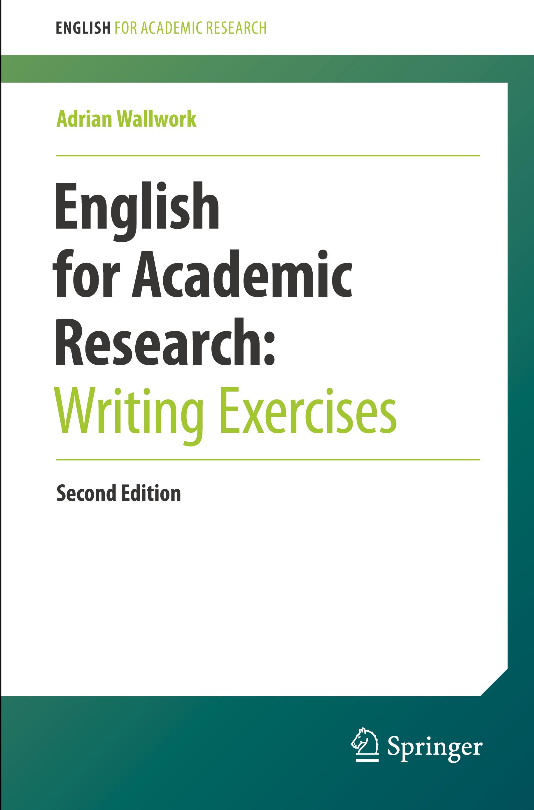 Vorderes Coverbild English for Academic Research: Writing Exercises