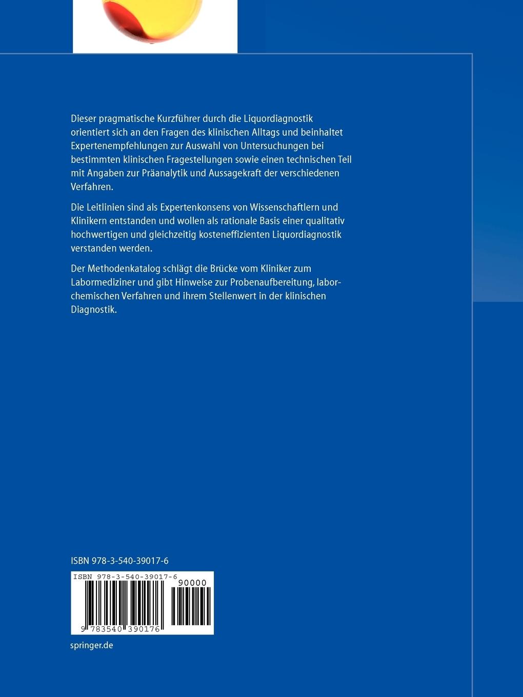 Rückseitencover Liquordiagnostik