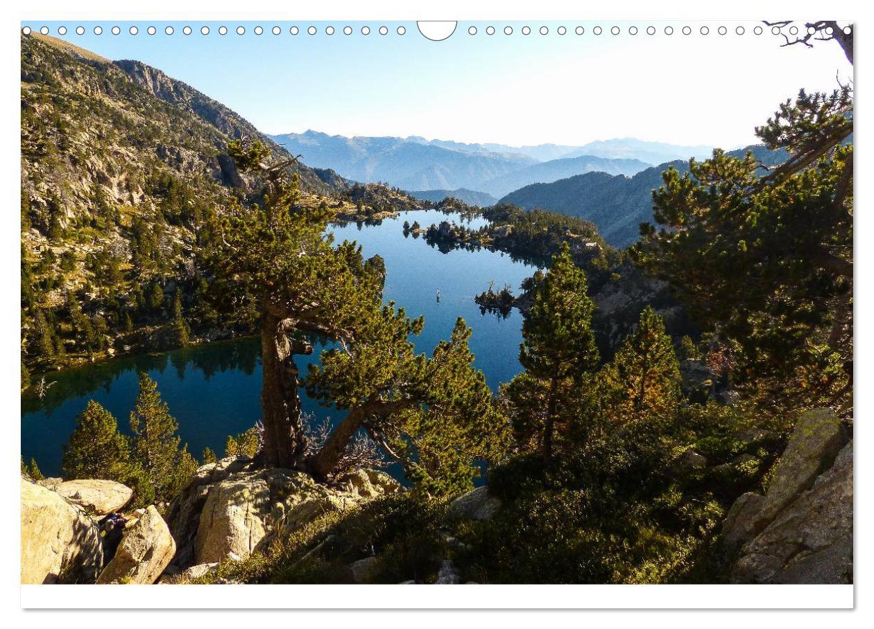 Beispielinhalt (Bild) Spanische - Pyrenäen Carros de Foc (Wandkalender 2025 DIN A3 quer), CALVENDO Monatskalender