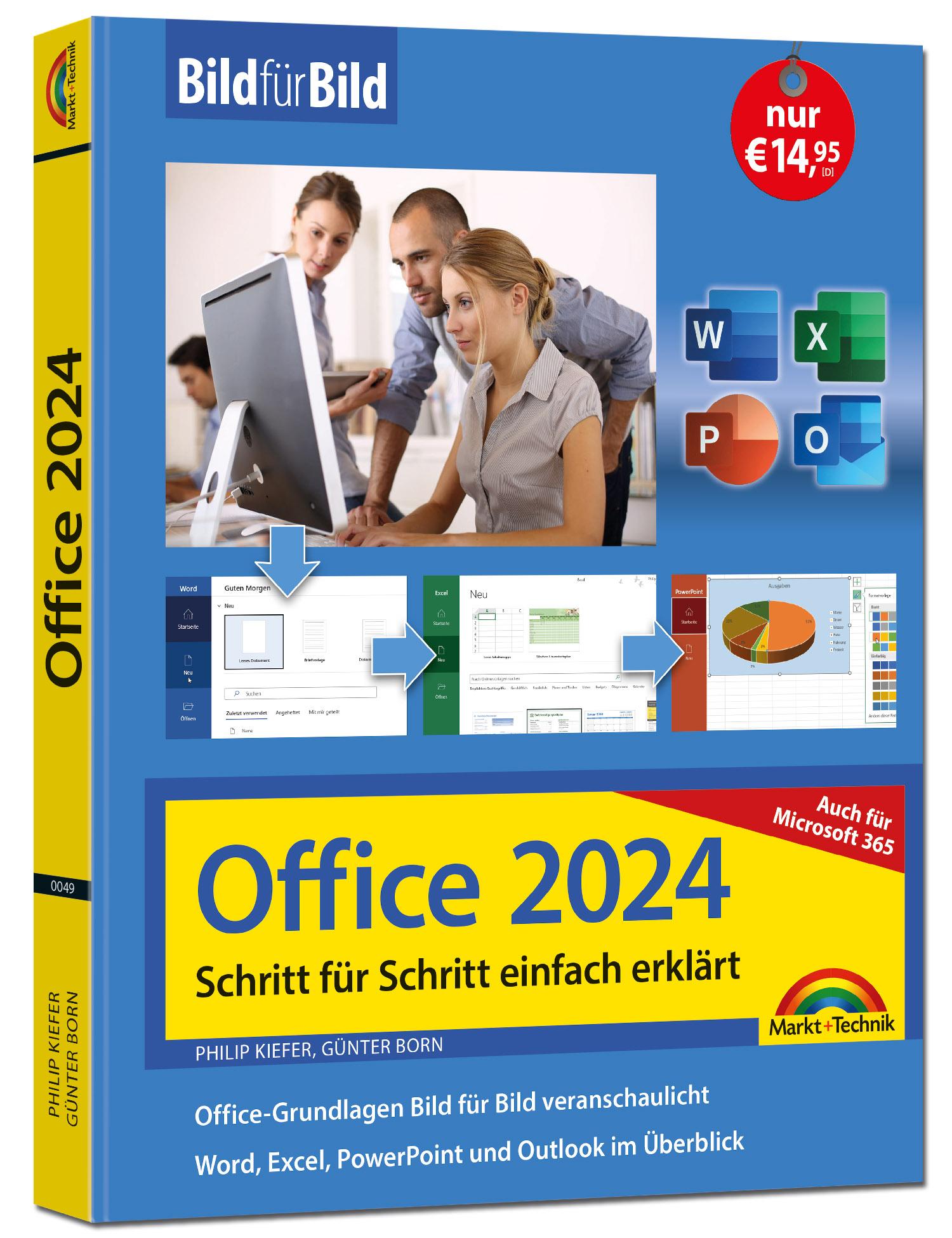 Vorderes Coverbild Office 2024 und Microsoft 365