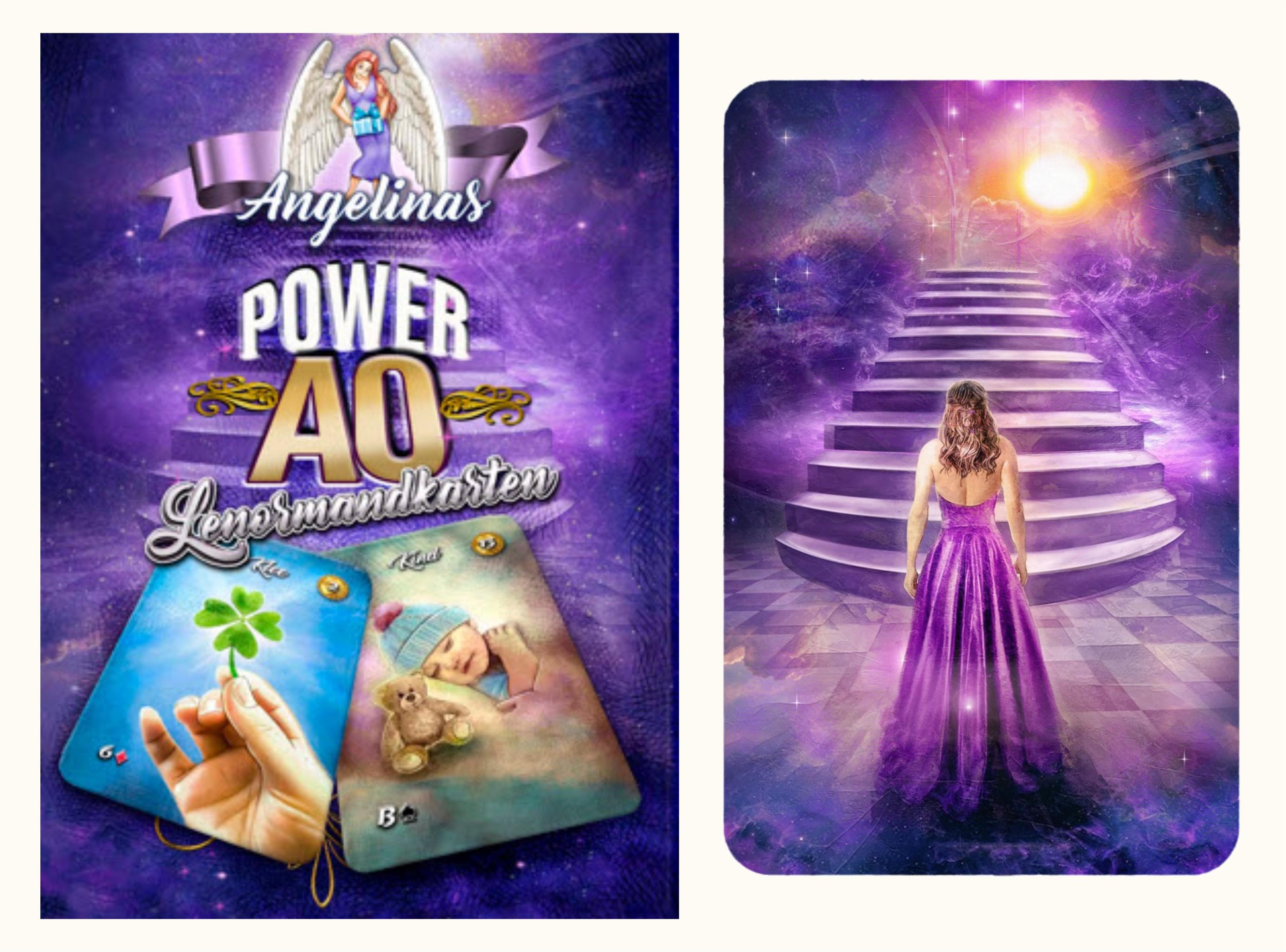 Vorderes Coverbild Power AO Lenormandkarten