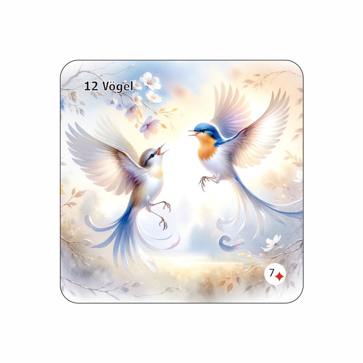 Beispielinhalt (Bild) Quadrolina Lenormandkarten