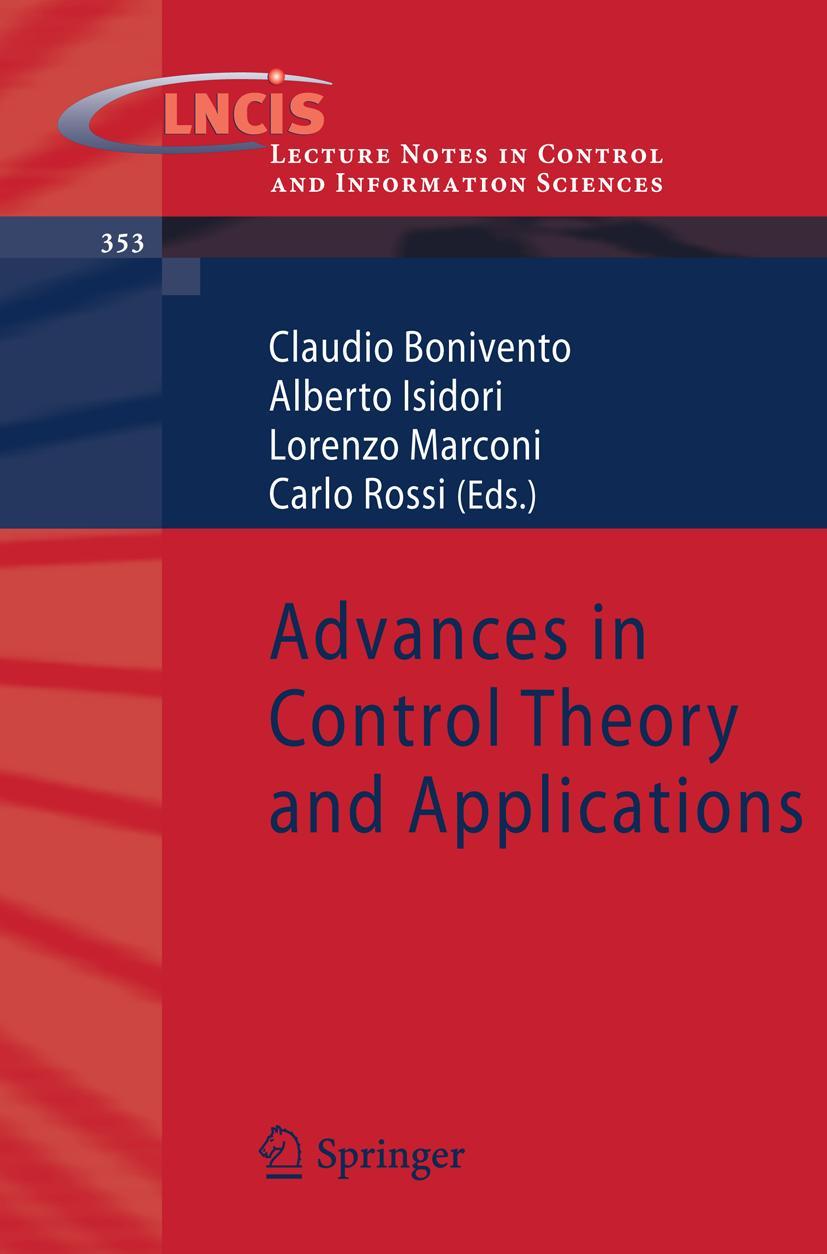 Vorderes Coverbild Advances in Control Theory and Applications