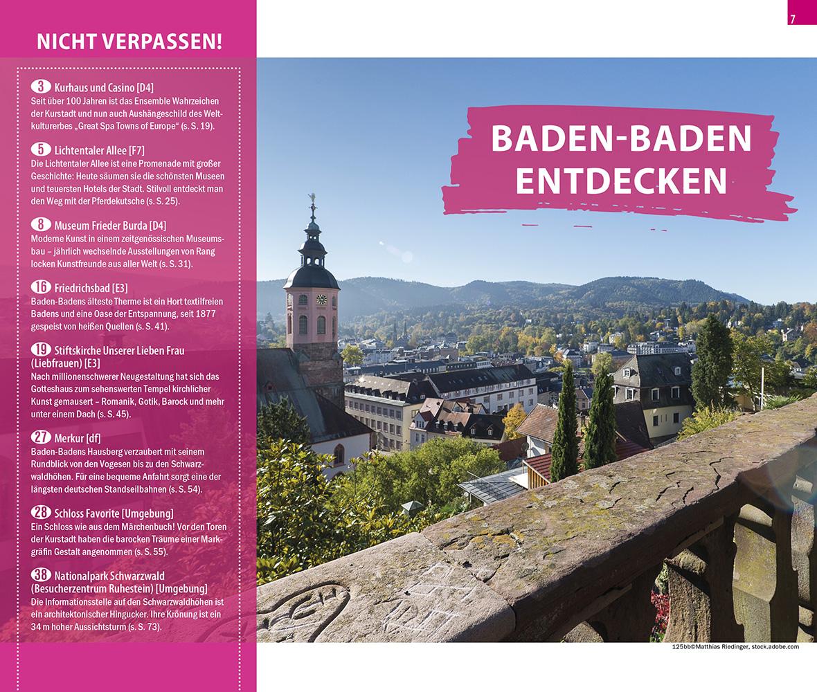 Beispielinhalt (Bild) Reise Know-How CityTrip Baden-Baden