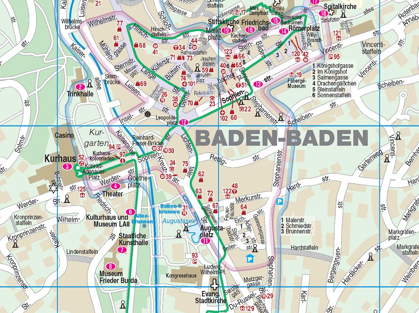 Beispielinhalt (Bild) Reise Know-How CityTrip Baden-Baden