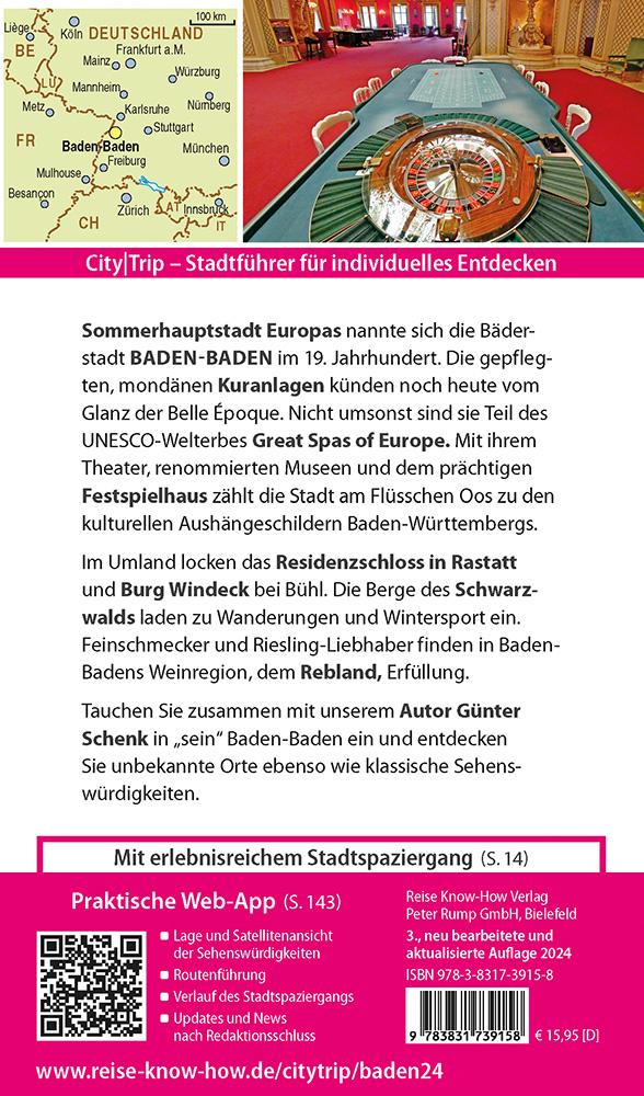 Rückseitencover Reise Know-How CityTrip Baden-Baden