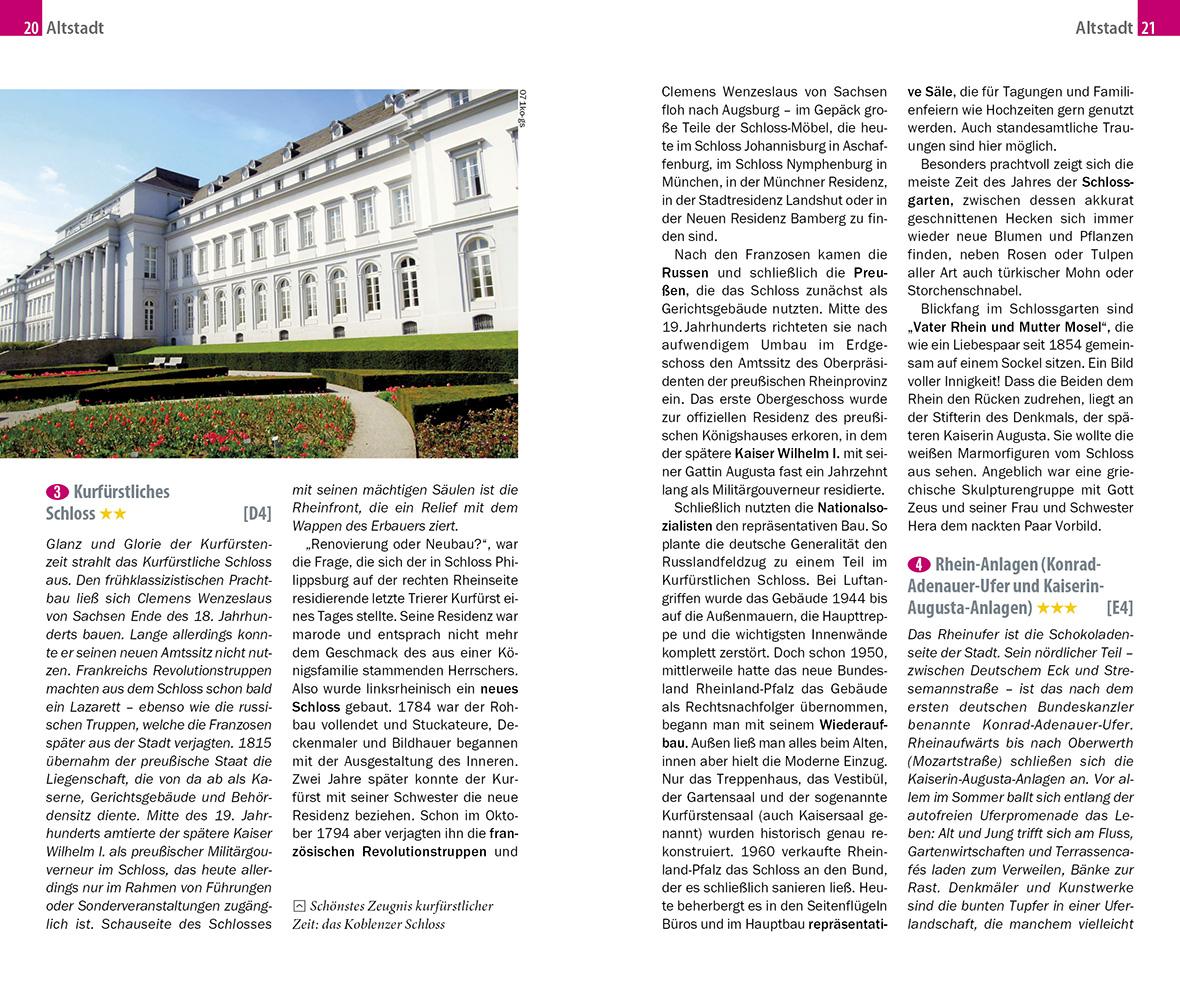 Beispielinhalt (Bild) Reise Know-How CityTrip Koblenz