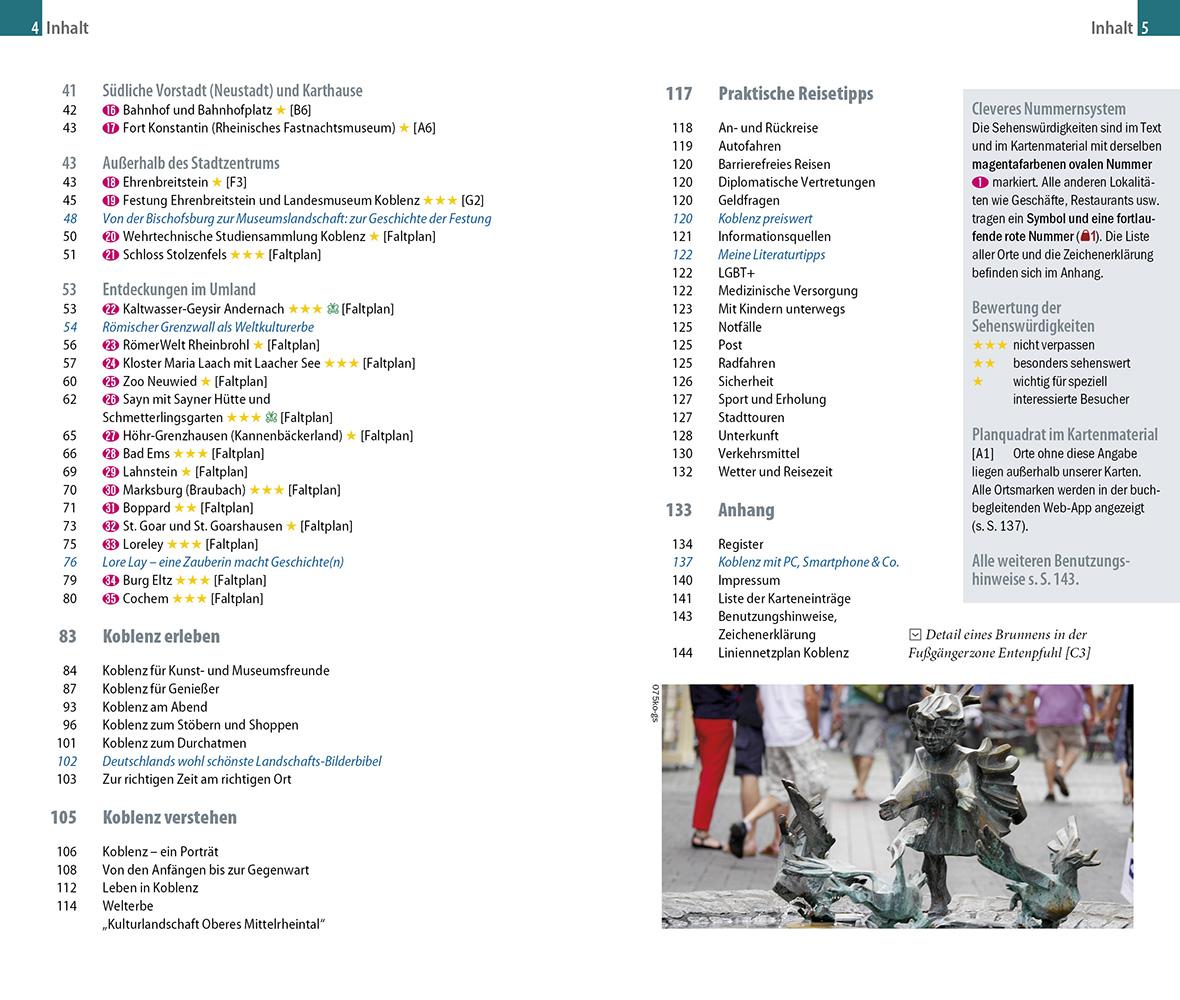 Beispielinhalt (Bild) Reise Know-How CityTrip Koblenz