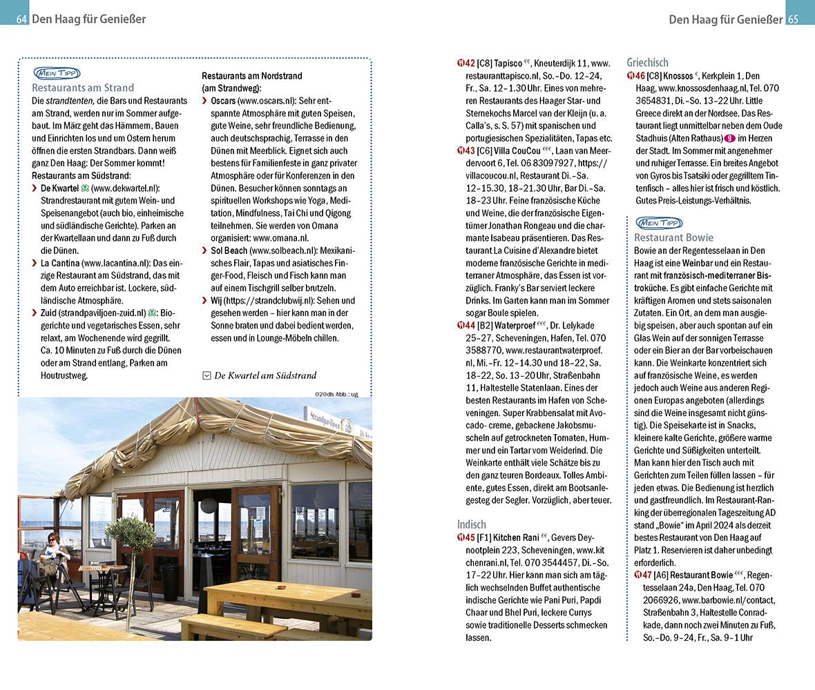 Beispielinhalt (Bild) Reise Know-How CityTrip Den Haag mit Scheveningen