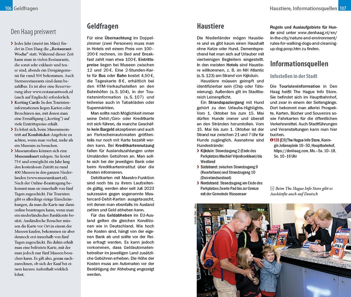 Beispielinhalt (Bild) Reise Know-How CityTrip Den Haag mit Scheveningen