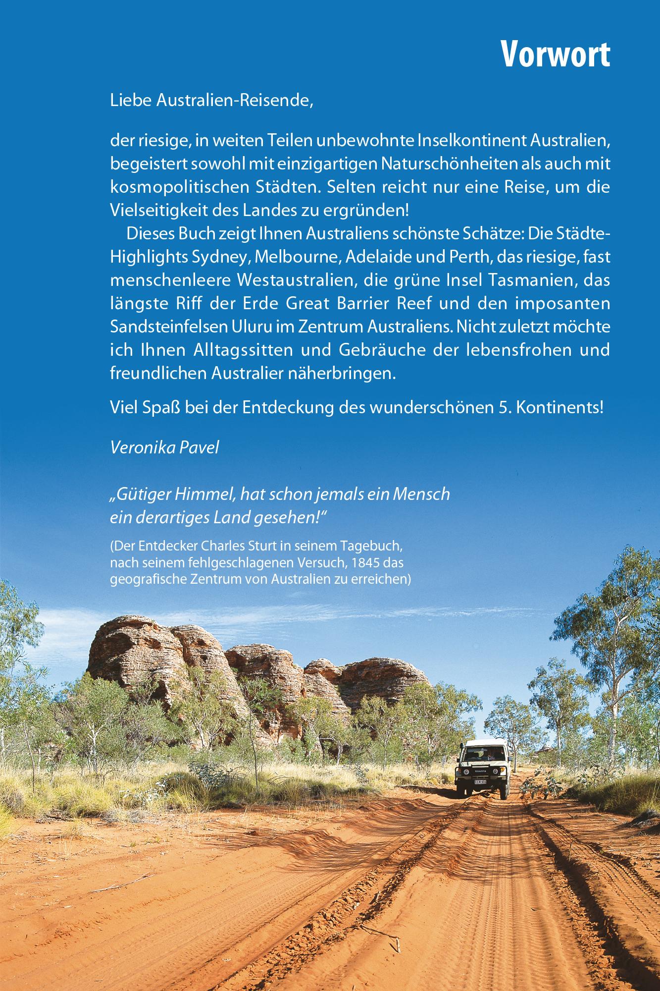 Beispielinhalt (Bild) Reise Know-How Reiseführer Australien kompakt