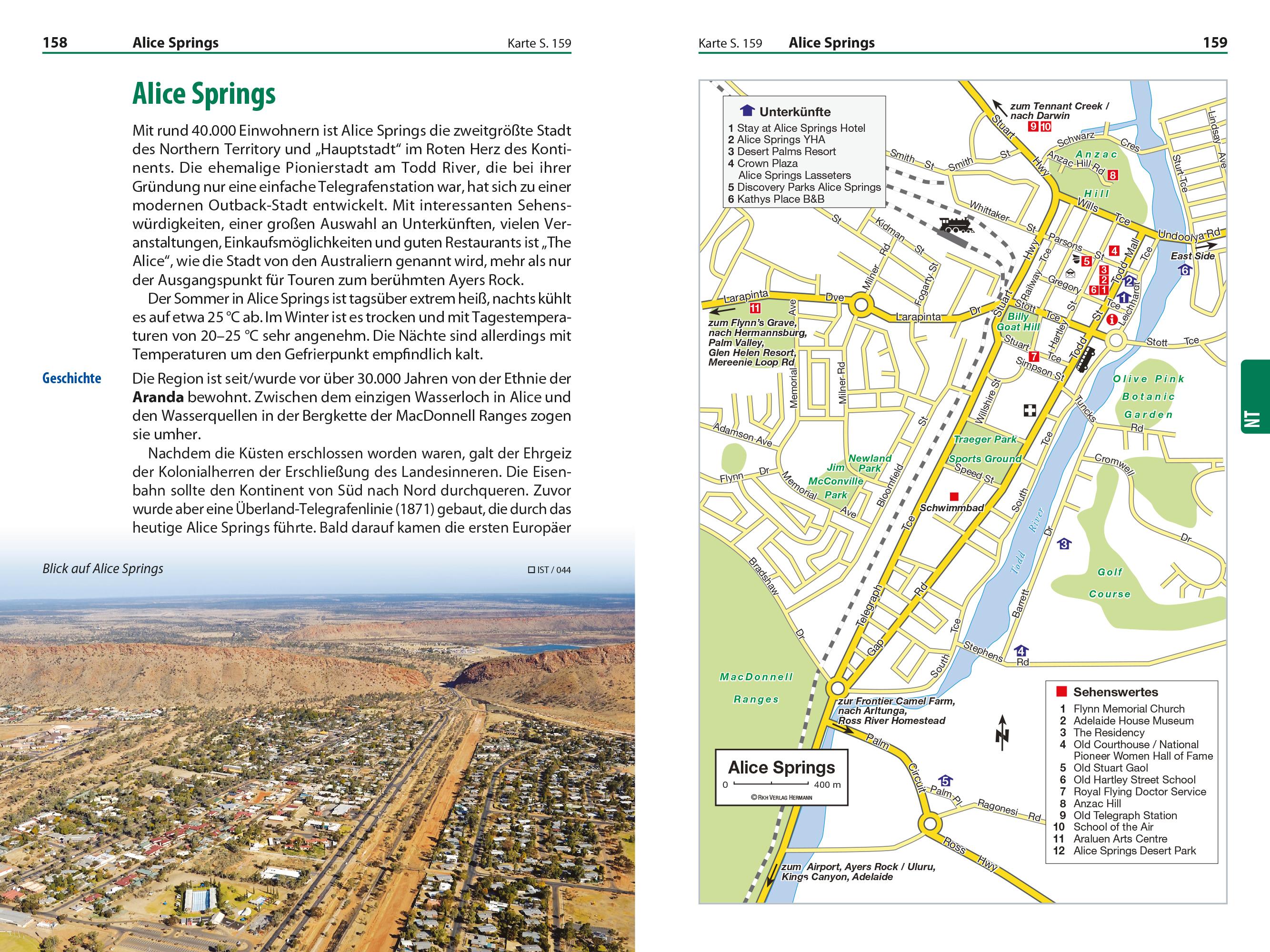 Beispielinhalt (Bild) Reise Know-How Reiseführer Australien kompakt