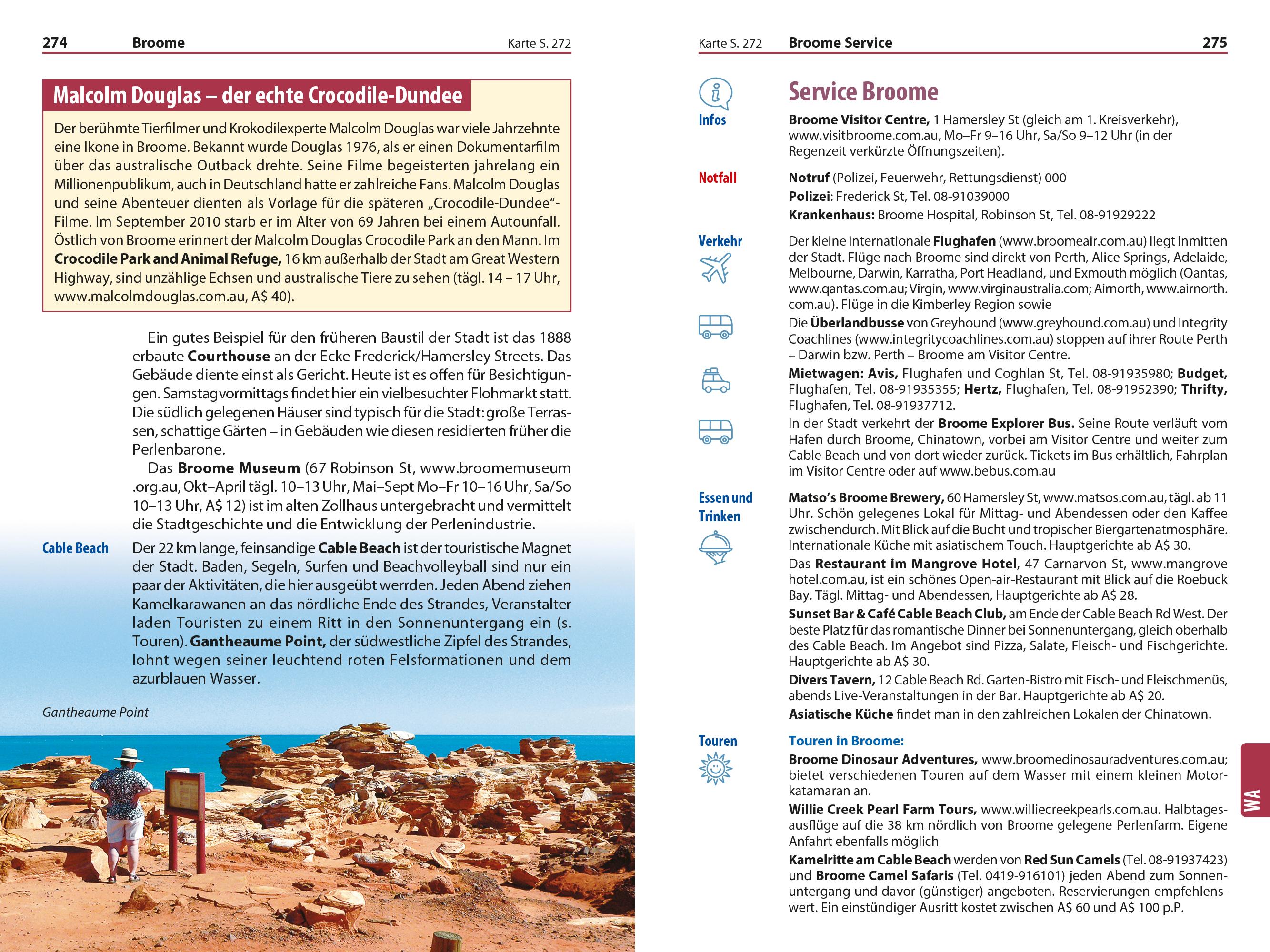Beispielinhalt (Bild) Reise Know-How Reiseführer Australien kompakt
