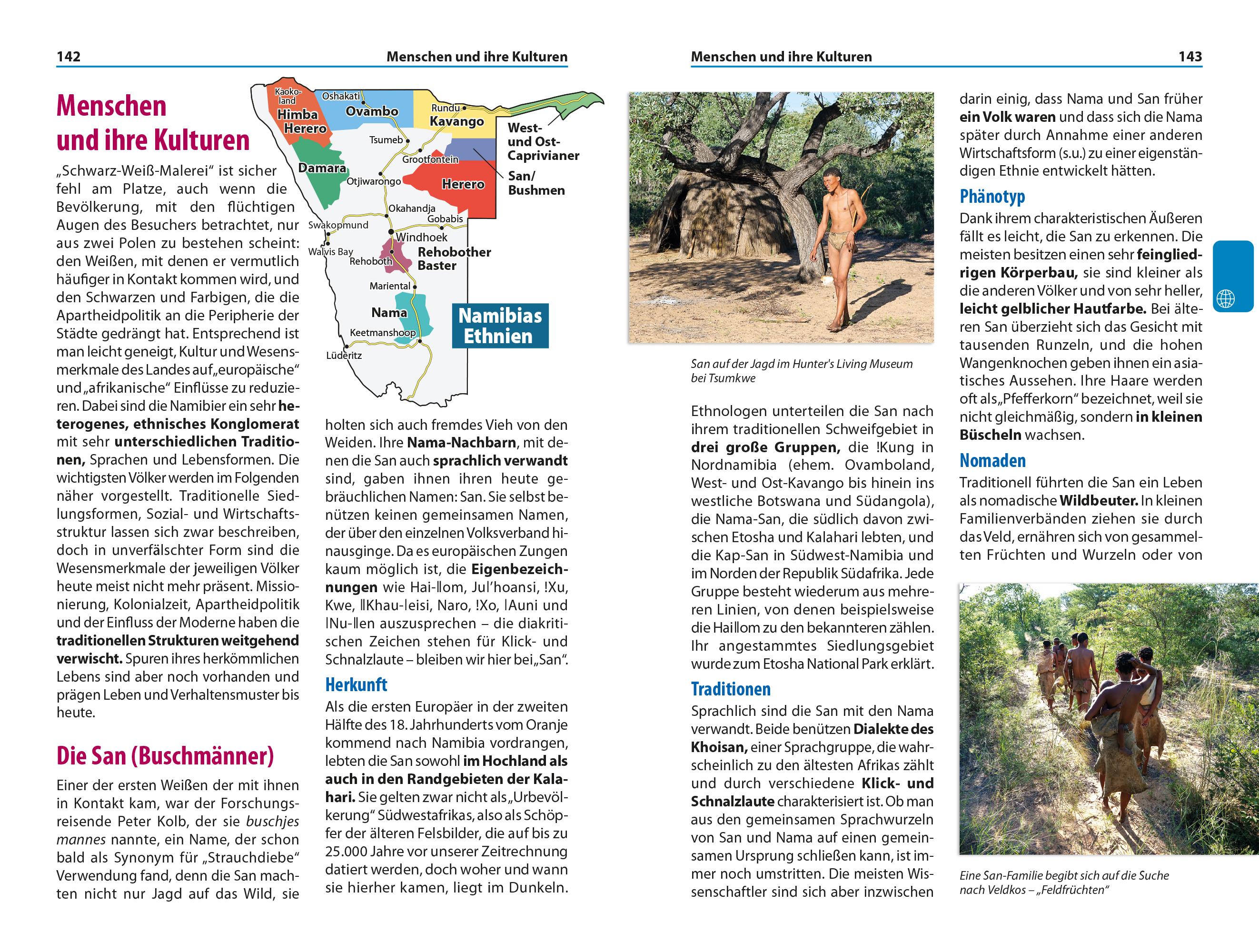 Beispielinhalt (Bild) Reise Know-How Reiseführer Namibia