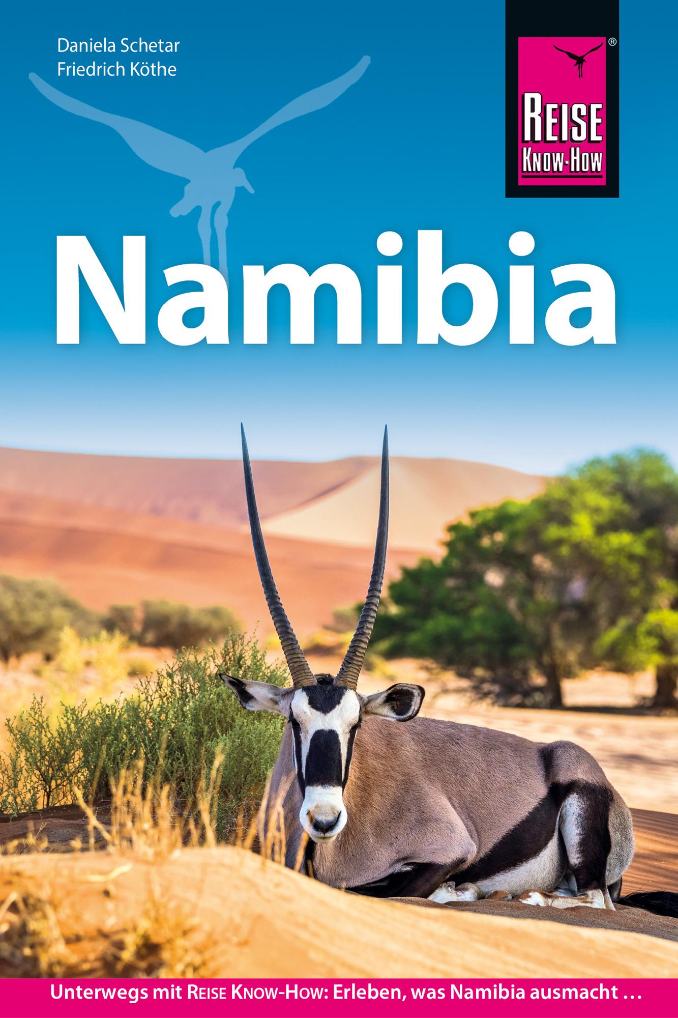 Vorderes Coverbild Reise Know-How Reiseführer Namibia