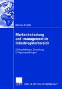 Vorderes Coverbild Markenbedeutung und -management im Industriegüterbereich