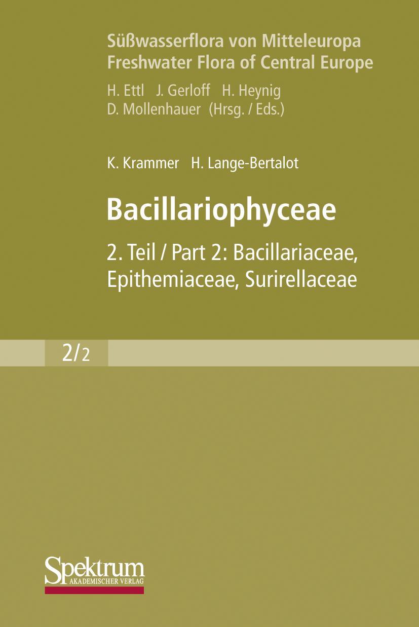 Vorderes Coverbild Süßwasserflora von Mitteleuropa, Bd. 02/2: Bacillariophyceae