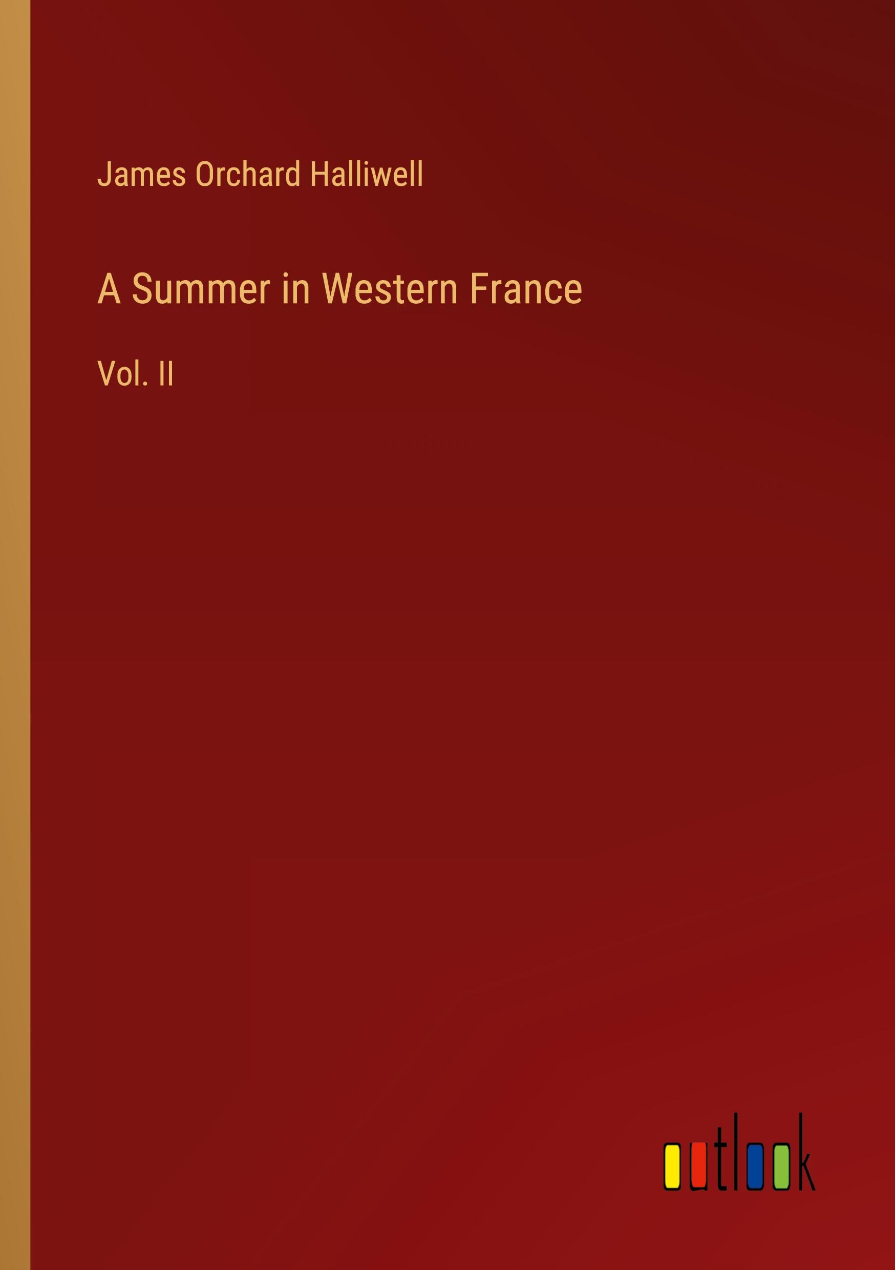 Vorderes Coverbild A Summer in Western France