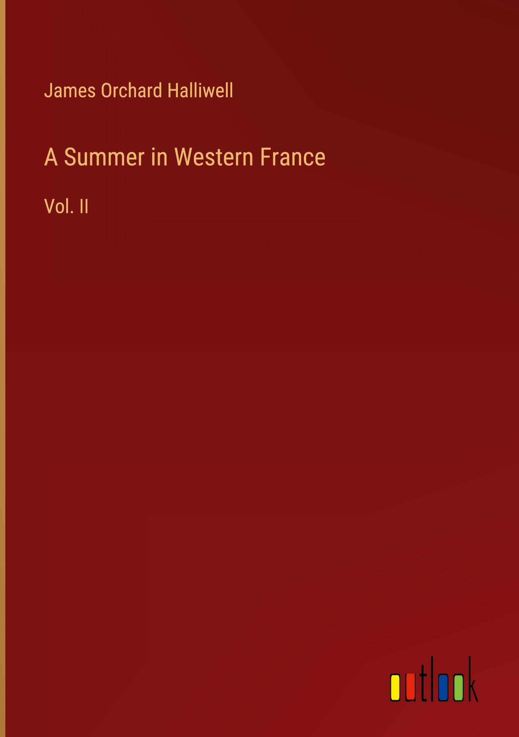 Vorderes Coverbild A Summer in Western France