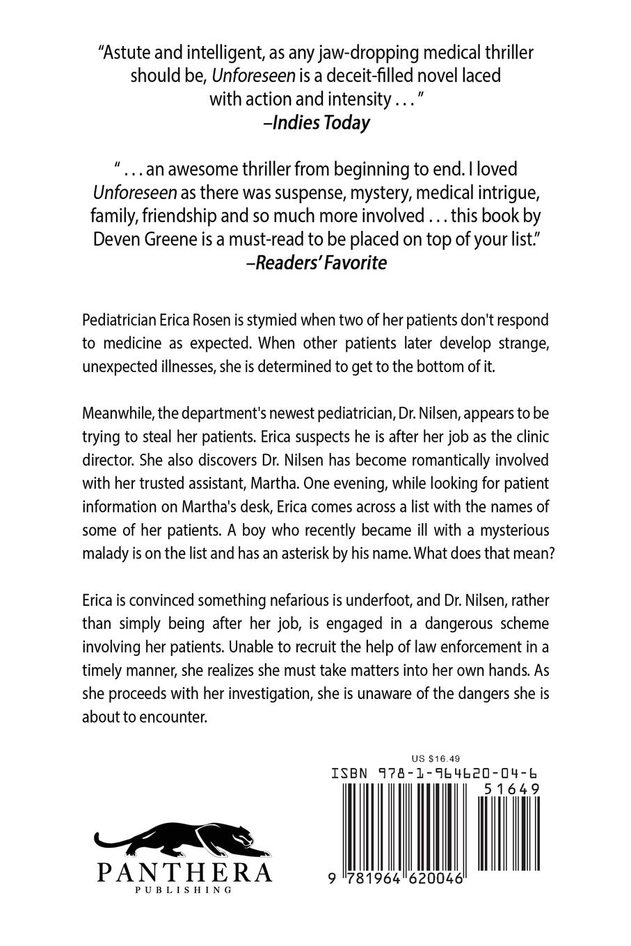 Rückseitencover Unforeseen