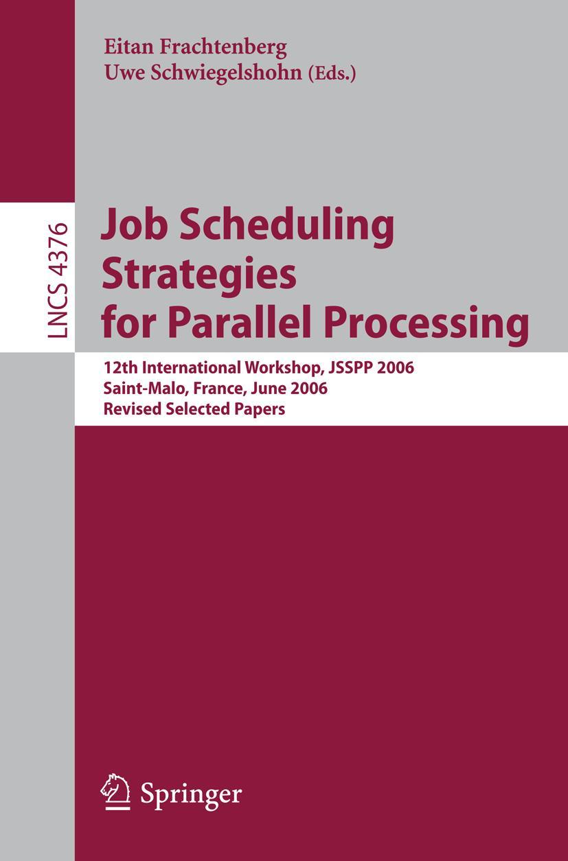 Vorderes Coverbild Job Scheduling Strategies for Parallel Processing