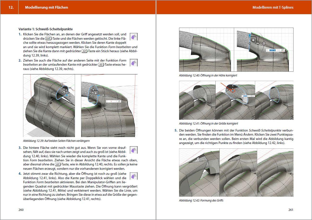 Beispielinhalt (Bild) Autodesk Fusion - 3D CAD - Konstruktion - Fertigung - Einstieg und Praxis mit vielen Praxisbeispielen