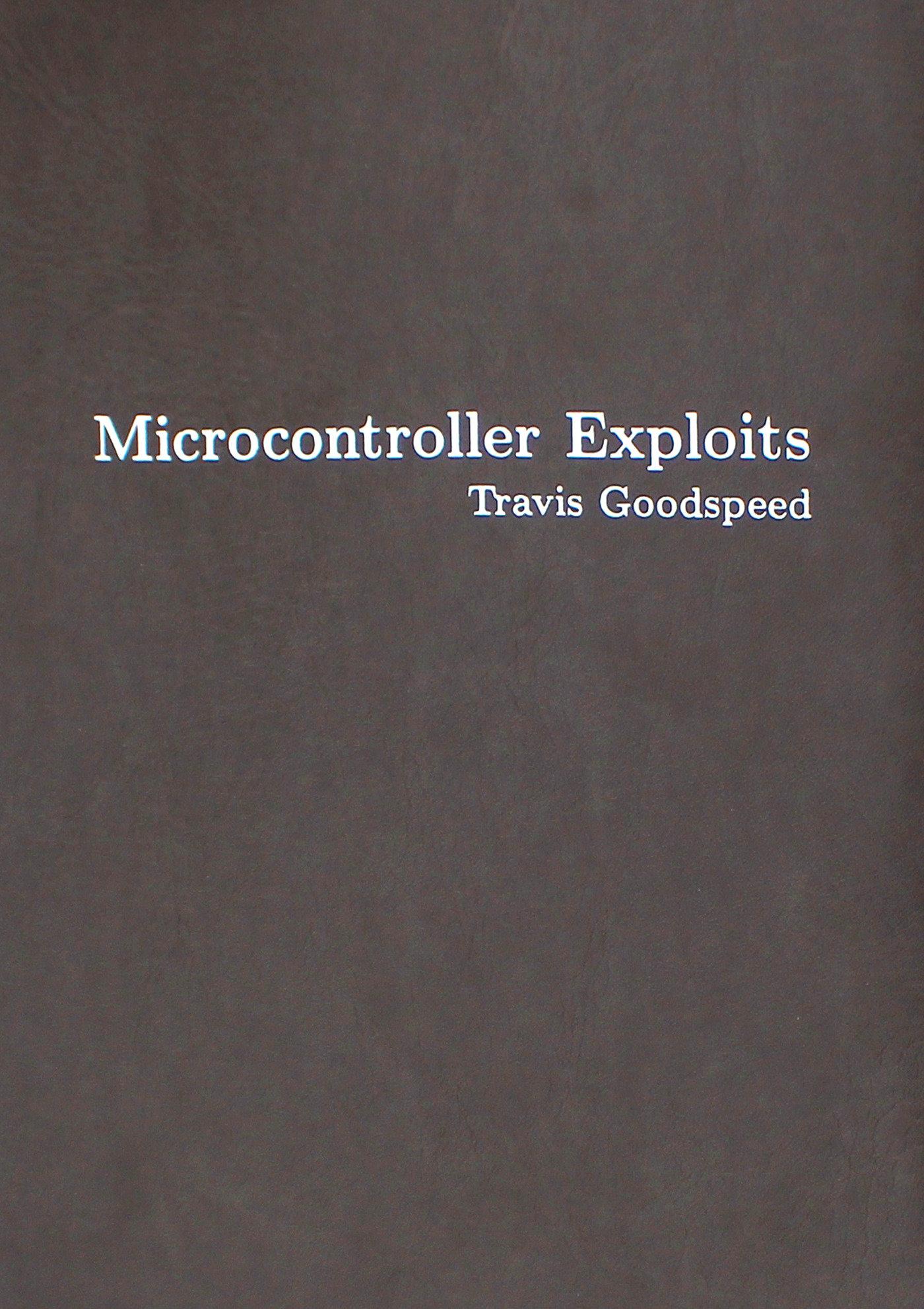 Vorderes Coverbild Microcontroller Exploits
