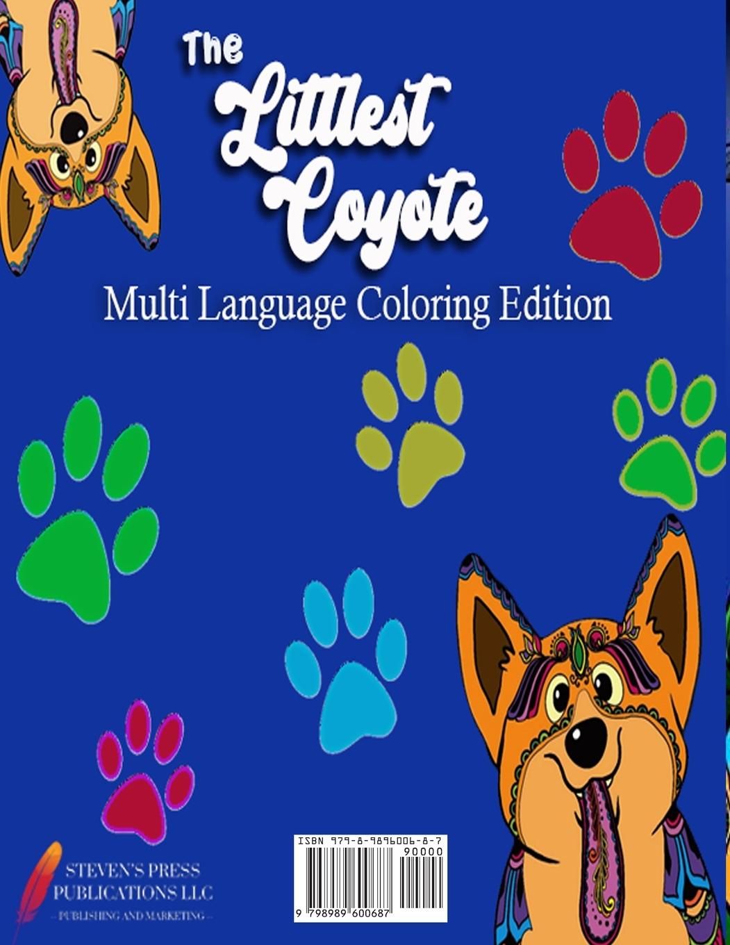 Rückseitencover The littlest Coyote (Multi Language Coloring Edition)