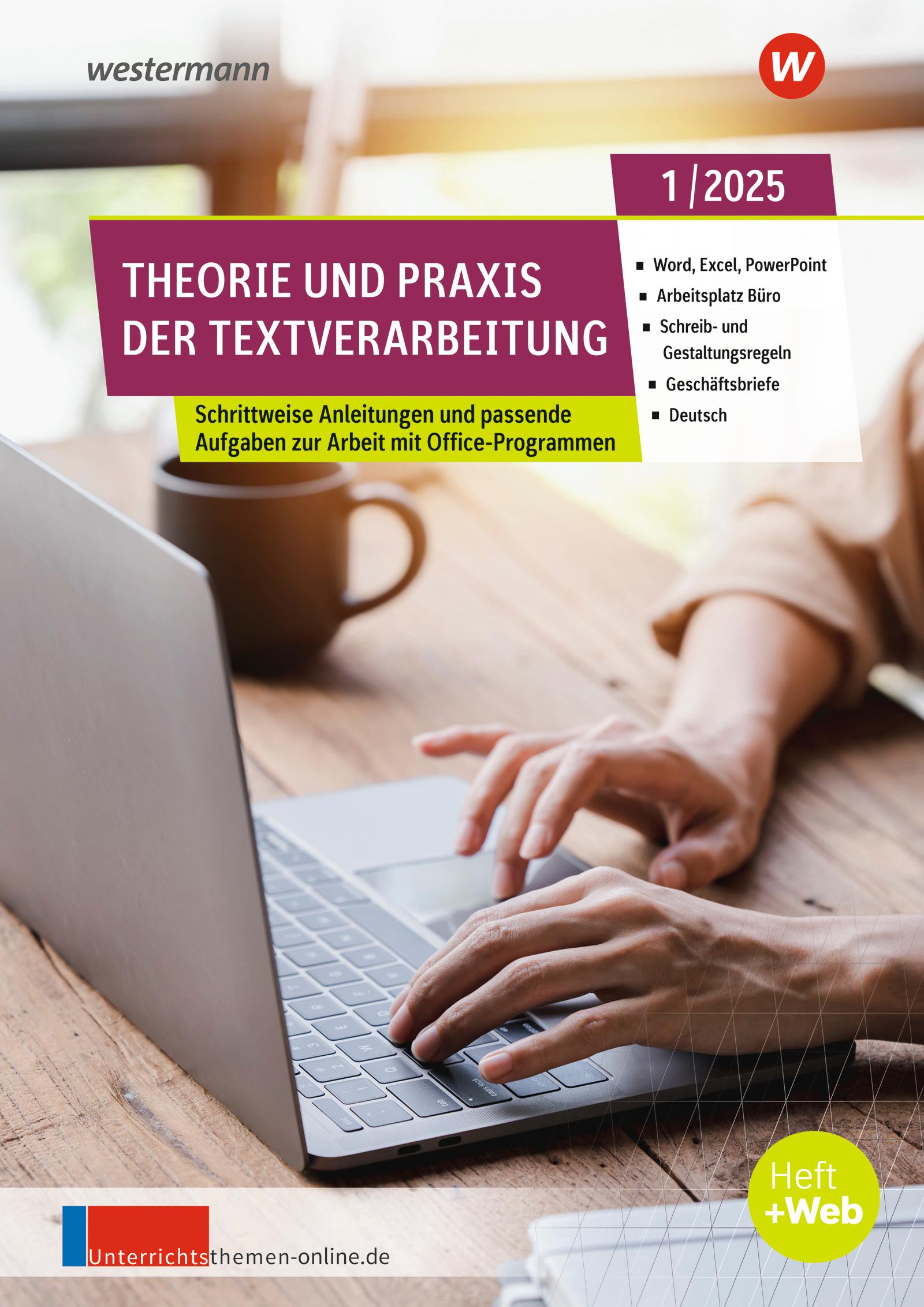 Vorderes Coverbild Theorie und Praxis der Textverarbeitung. Ausgabe Februar 1/2025