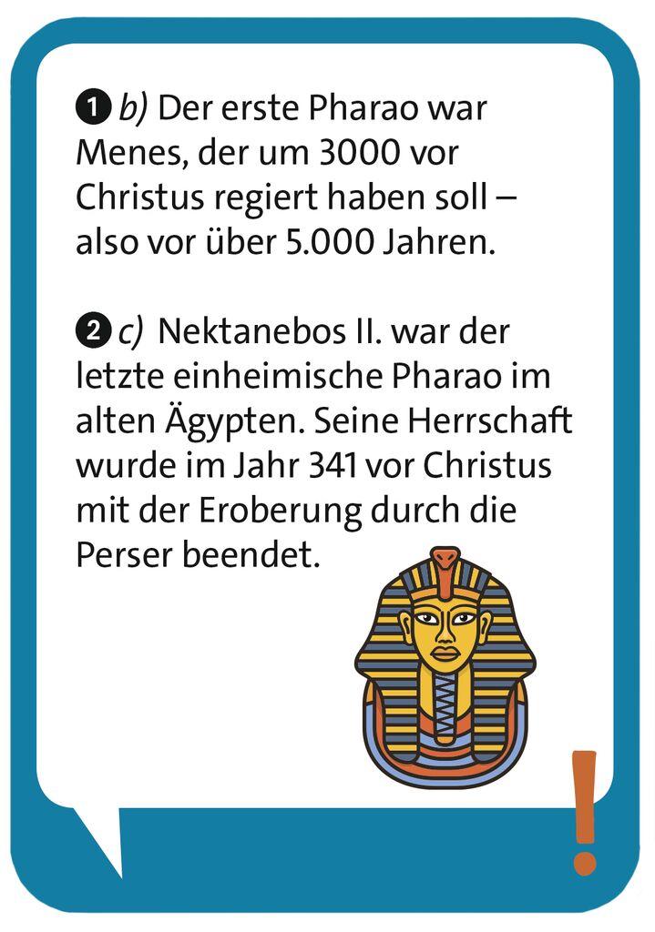 Beispielinhalt (Bild) Pocket Quiz junior Altes Ägypten