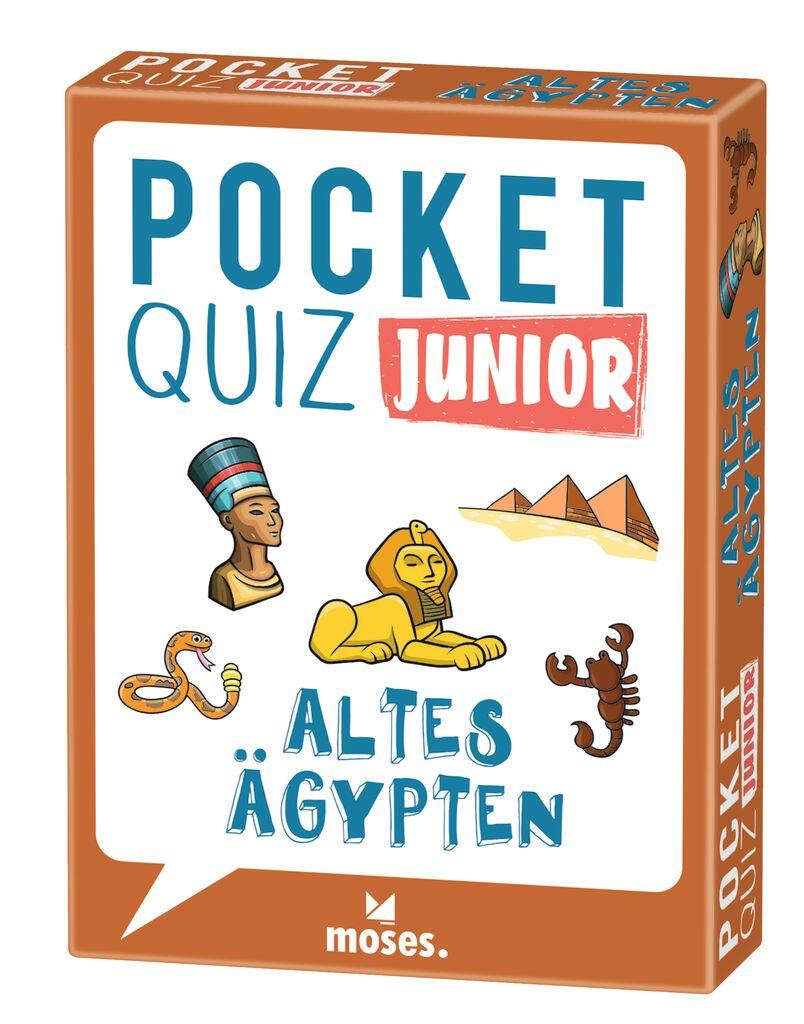 Vorderes Coverbild Pocket Quiz junior Altes Ägypten