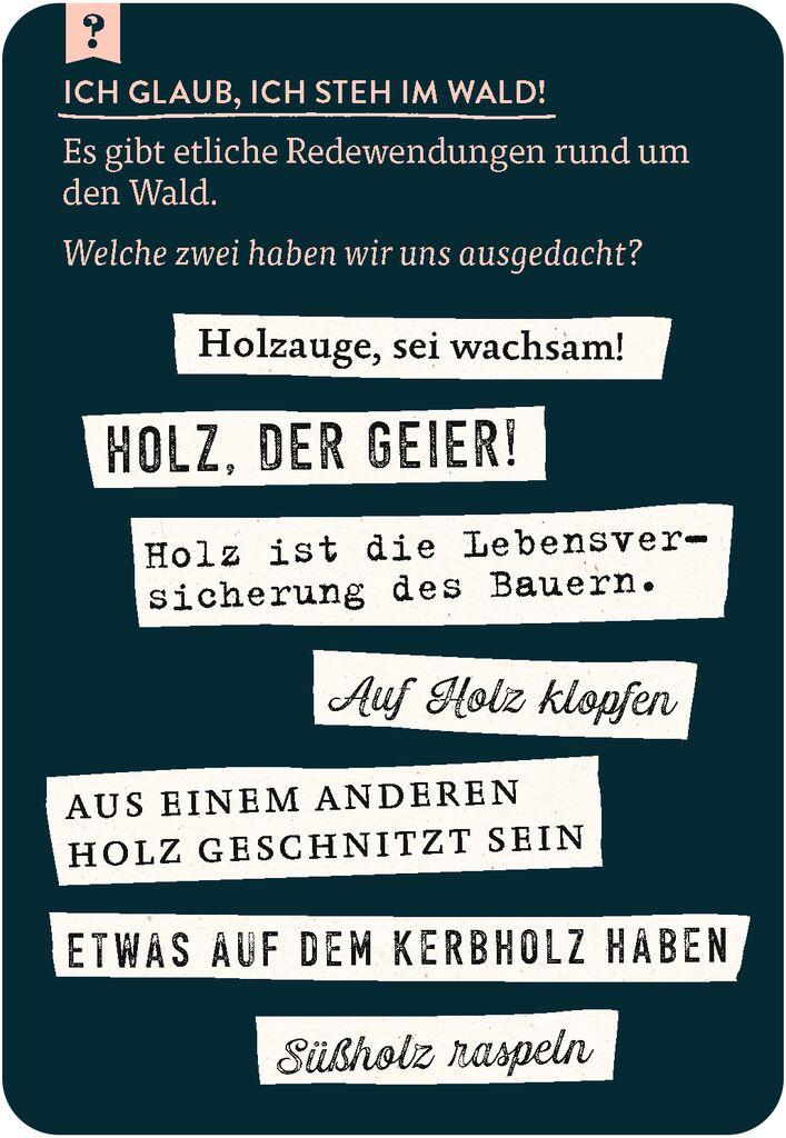 Beispielinhalt (Bild) Das große Quiz der Redewendungen & Sprichwörter