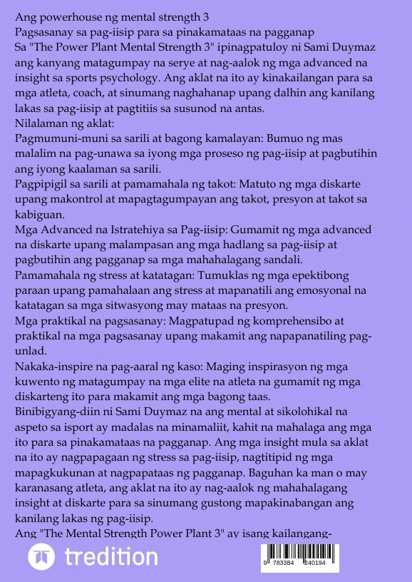 Rückseitencover Ang powerhouse ng mental strength 3