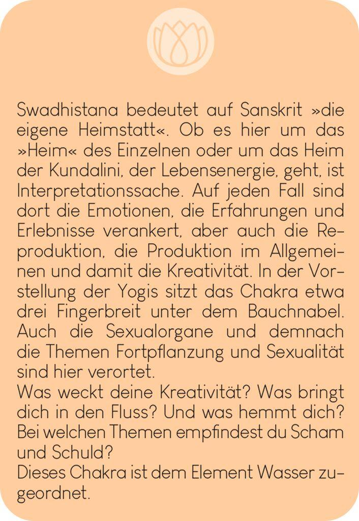 Beispielinhalt (Bild) Omm for you Chakren