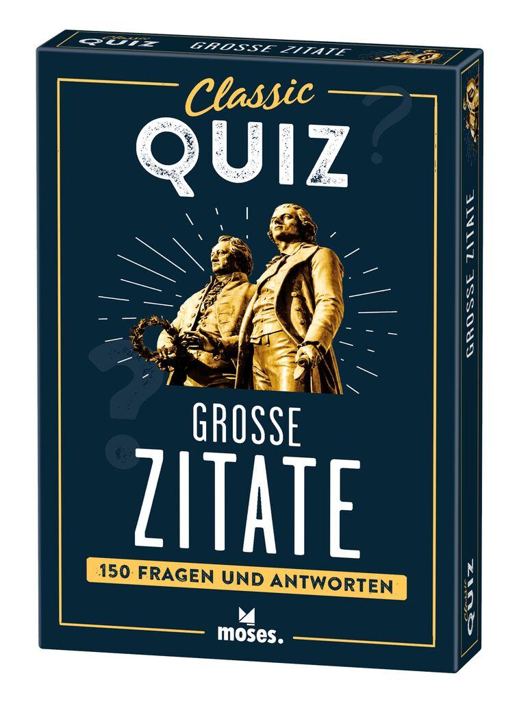 Vorderes Coverbild Classic Quiz Große Zitate